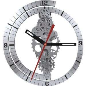  24 x 22 Large Moving Gear Wall Clock
