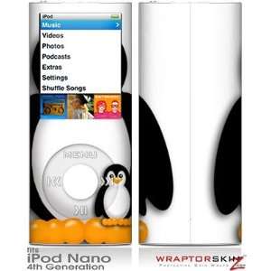 iPod Nano 4G Skin   Penguins on White Skin and Screen Protector Kit by 