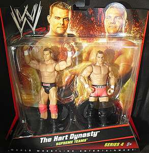 HART DYNASTY (TYSON KIDD & DH SMITH)   WWE 2 PACKS 4 MATTEL TOY ACTION 