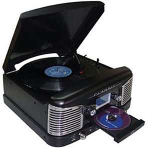  Black Recordable Turntable Electronics