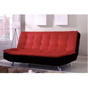   Contemporary Modern Fabric Futon Sofa Bed, FA 3685 F2: Home & Kitchen