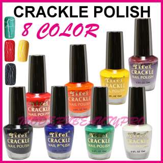 color crackle crack s tyle nail polish shatter nail art cracking 