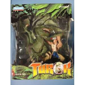  TUROK Dinosaur Hunter Diorama Figure Set 1998 Playmates 