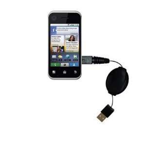  Retractable USB Cable for the Motorola Backflip with Power 