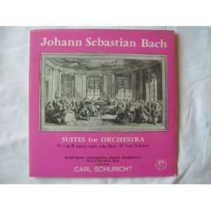  M 2231 Bach Suites for Orchestra 2/3 SORF Schuricht LP 