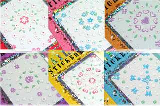Sheets Of Lovely Girl Nail Art Stickers  