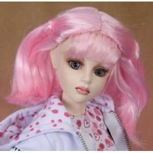  Goodreau Doll Pink Cotton Candy Wig: Toys & Games