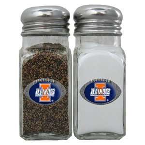  Illinois Fighting Illini Salt & Pepper Shakers Great 
