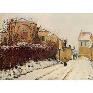     Camille Pissarro   32 x 22 inches   Rue de la Citadelle, Pontoise