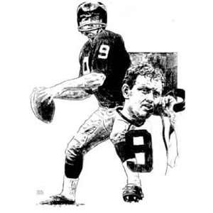 Sonny Jurgensen Washington Redskins Lithograph  Sports 