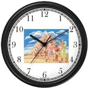 The Tower of Babel   Biblical or Bible Religious Themes Wall Clock by 