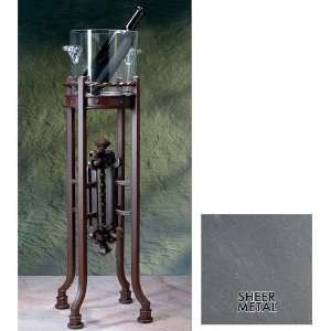  Wine Chiller, Tall w/ glass insert (Sheer Metal) (34H x 