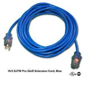  50 16/3 SJTW Pro Glo Extension Cord w/CGM Blue: Home 