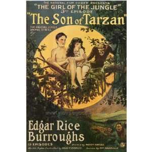   The Son of Tarzan (1920) 27 x 40 Movie Poster Style A: Home & Kitchen