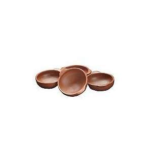  Pomaireware Clay Baking Bowls   Set of 4 Terra Cotta 