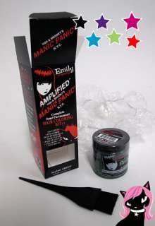 Emily Strange BLACK Amplified Hair Dye Kit CLEARANCE  
