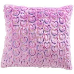  Heart Sequin Accent Pillow