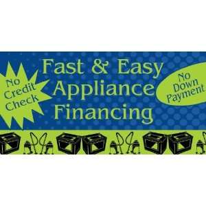  3x6 Vinyl Banner   Appliance Financing 