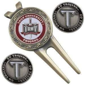  Troy University Trojans Divot Tool & Ball Marker Set 