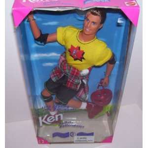  1995 In Line Skating Ken Barbie Doll Toys & Games