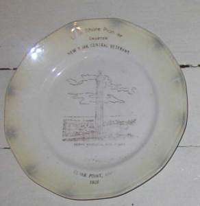 LS & MS Rwy 1928 Railroad Pioneer Assoc souvenir plate  
