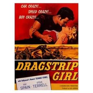 Retro Movie Prints: Dragstrip Girl   Movie Print   15.6x11 