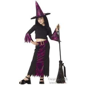  Childs Jazzy Witch Halloween Costume (Size: Large 10 12 