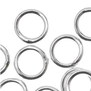  Silver Plated Closed 6mm Jump Rings 18 Gauge (20) Arts 