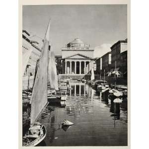   St. Antonio Triest Italy   Original Photogravure