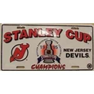  New Jersey Devils (1995 Champs) License Plates Plate Tag 