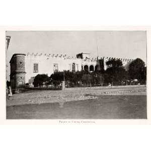  1897 Print Mexico Palace Cortez Cuernavaca Fortress Aztec 