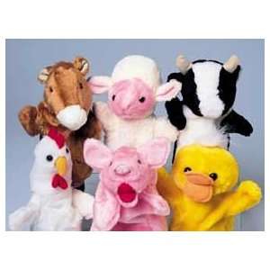  Farm Animal Plush Puppet Pig: Office Products