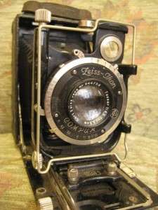 Vintage Zeiss Ikon Trona 210/3 Camera Tessar 1:4,5 f=10.5cm Lens 