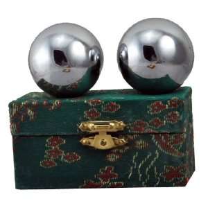   Baoding Balls 2 Balls with a Free Buddha Eye Fridge Magnet Health