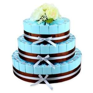  Sky Blue Chocolate Favor Cakes   3 Tiers Party Accessories 