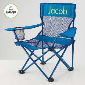 Kids Camping Chair Blue 00175:  Home & Kitchen