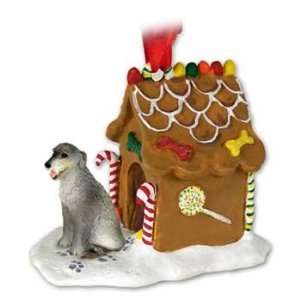  Irish Wolfhound Gingerbread House Christmas Ornament: Home 