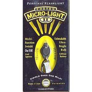  Photon Micro Light 2 Key Ring Yellow LED: Home Improvement