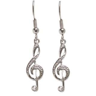  Treble Clef Silver Earrings: Everything Else