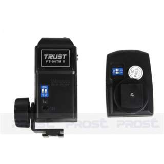 The Trust PT 04 Wireless Flash Trigger consists of one transmitter and 
