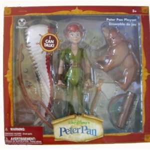  Walt Disney Peter Pan Talking Figure Playset: Toys & Games