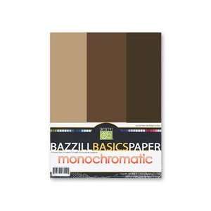  Bazzill Multi Pack 8.5x11 Trio 15pc Java: Arts, Crafts 
