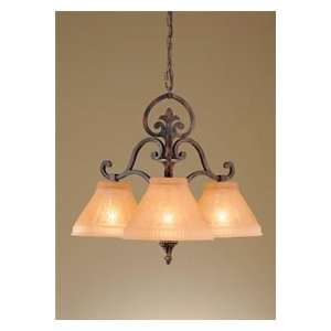  Le Fleur de Lis Walnut Chandelier   Kitchen