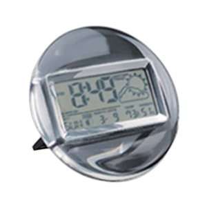   Acrylic and Chrome Digital Clock / Weather Station. 