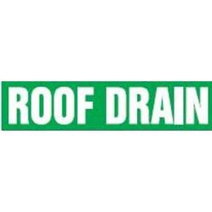  ROOF DRAIN   Self Stick Pipe Markers   outside diameter 8 