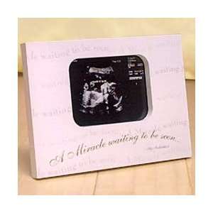   Ellyn Ultrasound Picture Frame   A Miracle Waiting To Be Seen Baby