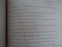 1932 Mechanical TV Television Handwritten Notebook + Radio Tube 