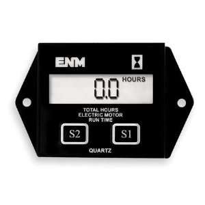  ENM MT101R Motor Hour Meter,LCD,Rectangular