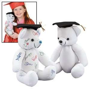    Autograph Graduation Bear   Novelty Toys & Plush: Toys & Games