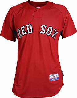 BOSTON RED SOX AUTHENTIC COOL BASE BP JERSEY YOUTH XL  
